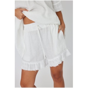 Alexandra Sale | Women's LUNA Shorts White | XXS | Cotton Shorts | Afterpay Available