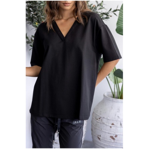 Alexandra Sale | Women's PAVILLION Black | XXS | Cotton T-Shirts & Singlets | Afterpay Available