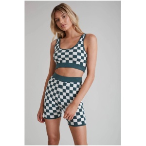 All Fenix Sale | Women's Check Mate Crop (Forest) | White / XS | Wool Tops | Afterpay Available