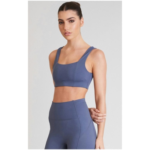 All Fenix Sale | Women's Hustle Square Neck Sports Bra (Shadow Blue) | XS | Sports Bras | Afterpay Available