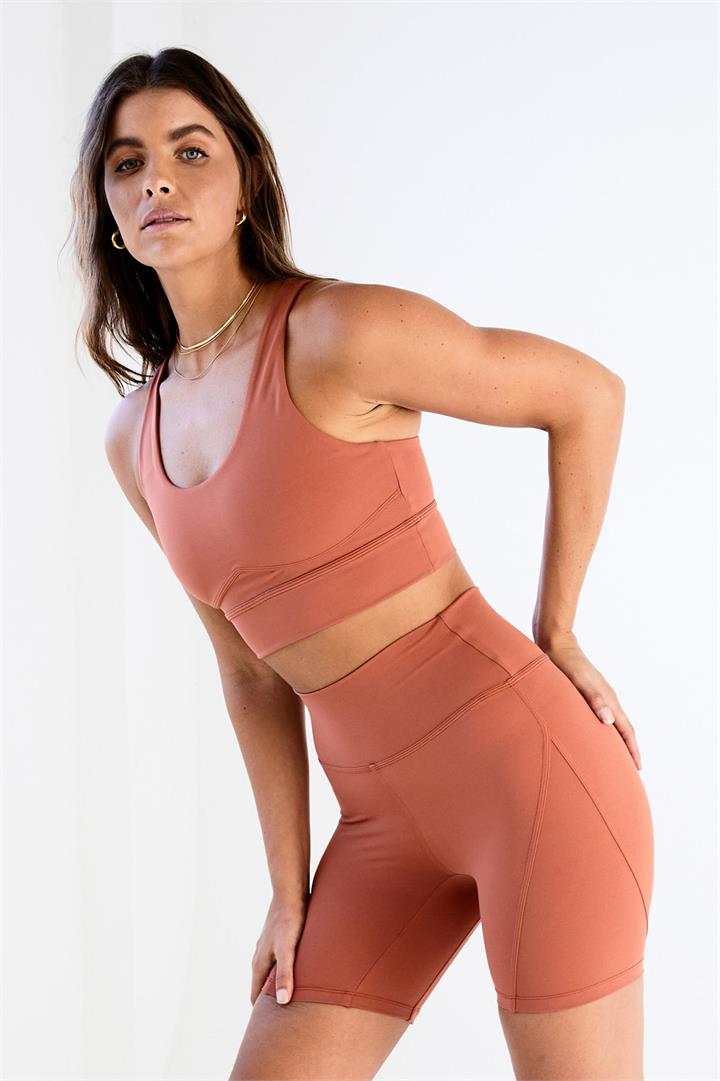 All Fenix Sale | Women's Sculpt Sports Bra (Amber) | XS | Sports Bras | Afterpay Available