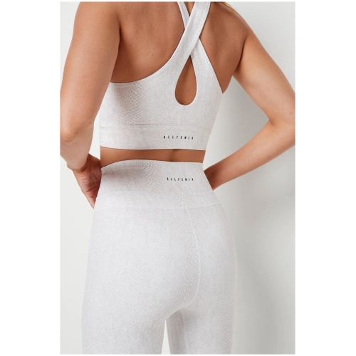 All Fenix Sale | Women's White Python Sports Bra | XS | Sports Bras | Afterpay Available