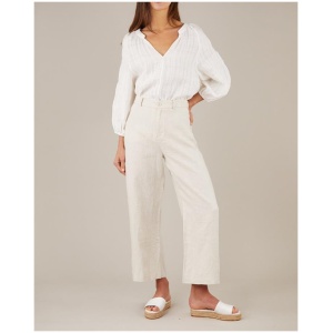 Amelius Sale | Women's Pila Linen Blouse | White | XL | Linen Shirts | Afterpay Available