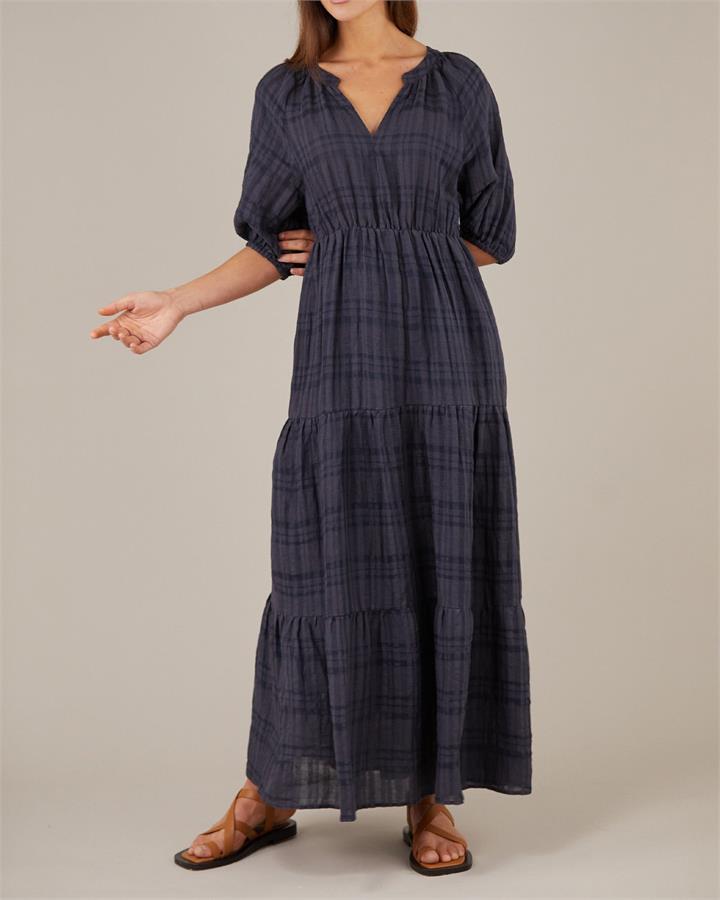 Amelius Sale Women's Pila Linen Maxi Dress Navy Navy / S Linen Maxi Dresses Afterpay Available