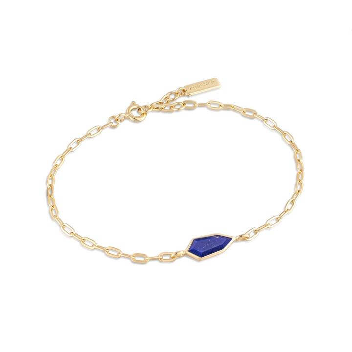 Ania Haie Sale | Women's Lapis Emblem Chain Bracelet | One Size | 925 Sterling Silver Bracelets & Cuffs | Afterpay Available