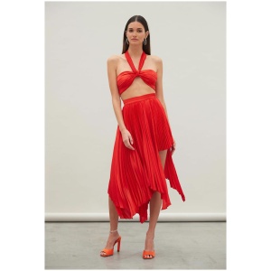 Atoir Sale | Women's Sonic Skirt | Scarlet / S | Designer Skirts | Afterpay Available