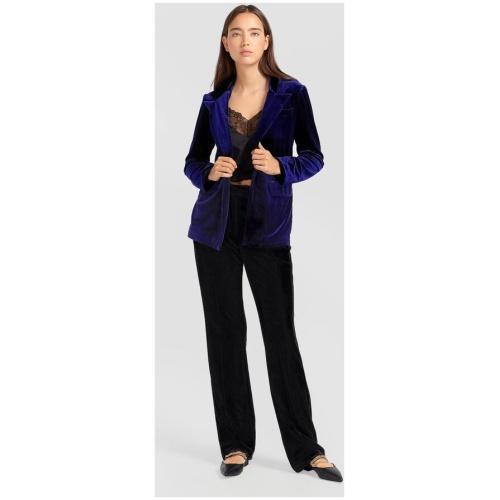 Belle And Bloom Sale | Women's Eternity Velvet Blazer | Royal Blue | L | Fashion Jackets | Afterpay Available