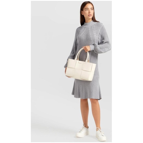 Belle And Bloom Sale Women's Love Letter Knit Dress Grey XS Long Sleeves Midi Dresses Afterpay Available