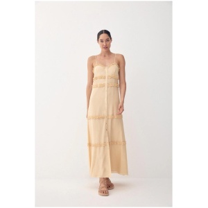 Bird And Knoll Sale Women's connie maxi XS Cotton Designer Maxi Dresses Afterpay Available