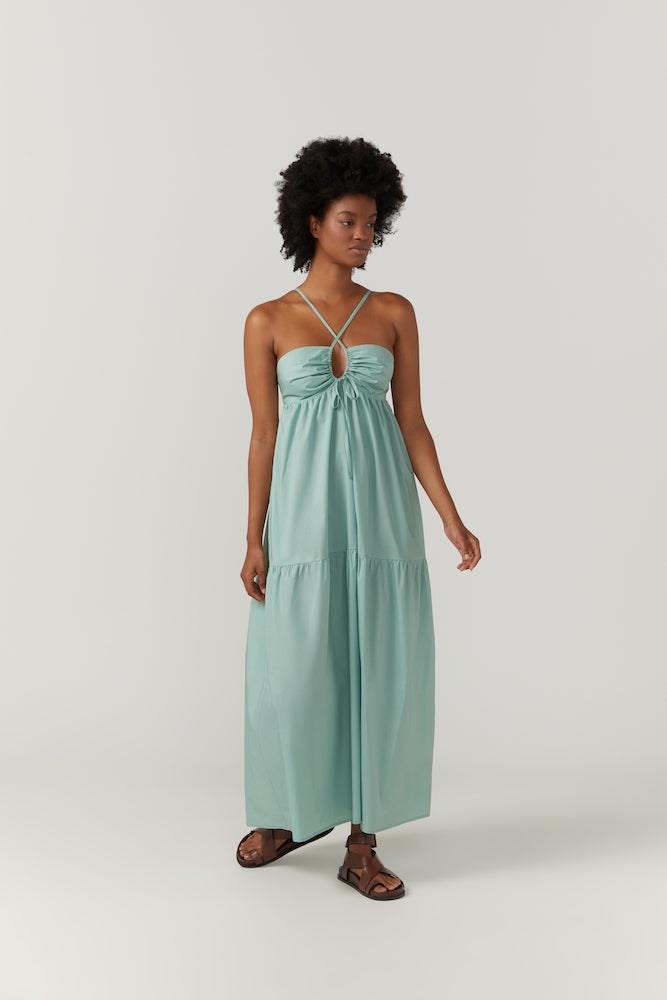 Bird And Knoll Sale Women's hana dress M Cotton Designer Maxi Dresses Afterpay Available