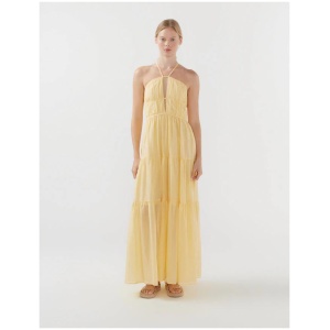 Bird And Knoll Sale Women's seraphina maxi XS Cotton Designer Maxi Dresses Afterpay Available