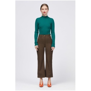 Bul Sale | Women's Kwiat Pant Chocolate | Chocolate / 8 | Tencel Pants | Afterpay Available