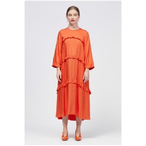 Bul Sale Women's Nas Dress Orange 6 Viscose Maxi Dresses Afterpay Available