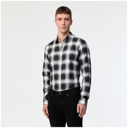 Calibre Sale Unisex Tailored Fit Shadow Check Shirt S Cotton Long Sleeve Shirts Afterpay Available