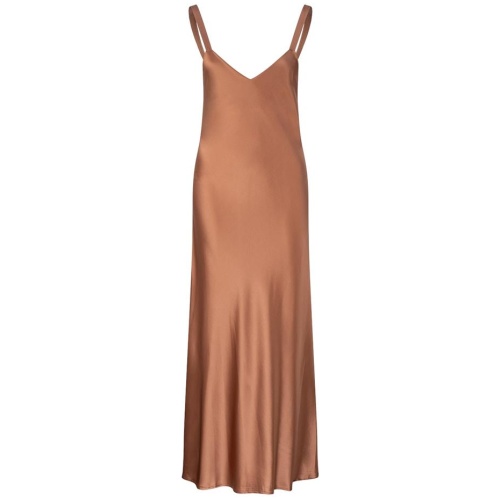 Caravan And Co Sale Women's LIGHTNESS OF BEING SLIP DRESS Mocha Mocha / 12 Cotton Midi Dresses Afterpay Available