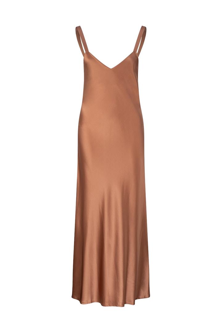 Caravan And Co Sale Women's LIGHTNESS OF BEING SLIP DRESS Mocha Mocha / 12 Cotton Midi Dresses Afterpay Available