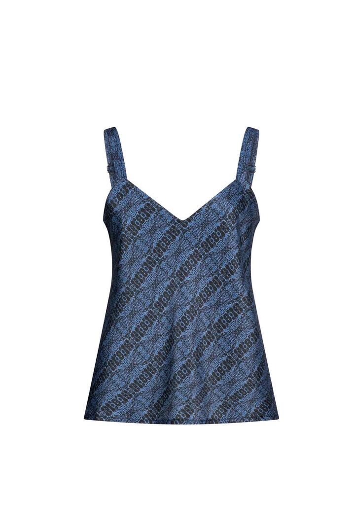 Caravan And Co Sale | Women's LIGHTNESS OF BEING Silk CAMI TOP | Navy Force of Nature Print | Navy / 8 | Silk Tops | Afterpay Available