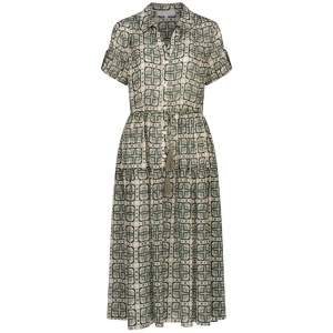 Caravan And Co Sale Women's ROOM WITH A VIEW BUTTON FRONT DRESS Room With a View Print 12 Cotton Midi Dresses Afterpay Available