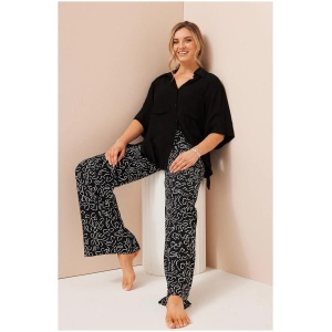 Cartel And Willow Sale | Women's Bex Pant | Black Stencil | XS | Fashion Pants | Afterpay Available