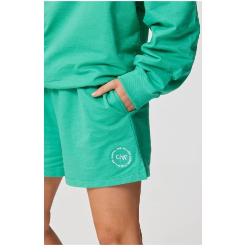 Cartel And Willow Sale | Women's Lottie Short | Jade | XS | Cotton Shorts | Afterpay Available