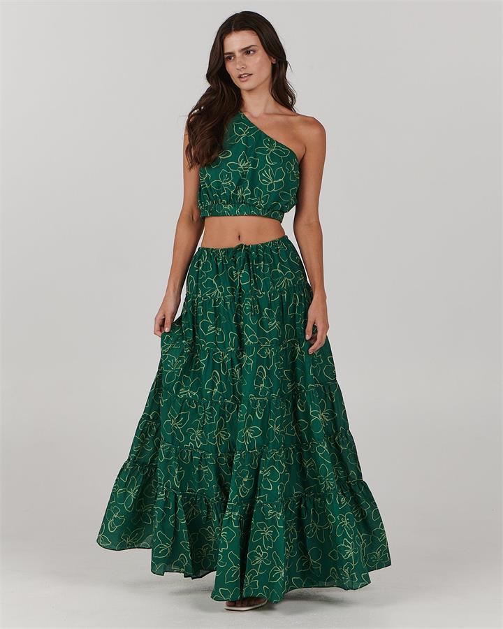 Charlie Holiday Sale | Women's Alfie Maxi Skirt | XS | Cotton Skirts | Afterpay Available