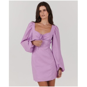 Charlie Holiday Sale Women's Andrea Mini Dress Lilac / XS Cotton Mini Dresses Afterpay Available