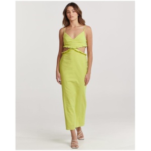 Charlie Holiday Sale Women's Peyton Midi Dress XS Cotton Midi Dresses Afterpay Available