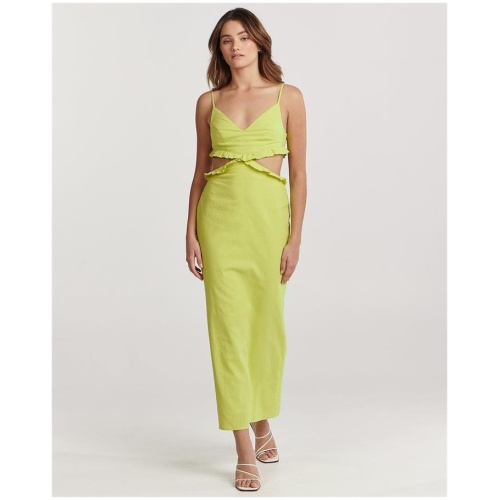 Charlie Holiday Sale Women's Peyton Midi Dress XS Cotton Midi Dresses Afterpay Available