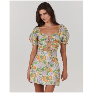 Charlie Holiday Sale Women's Willow Mini Dress Multi / XS Cotton Mini Dresses Afterpay Available