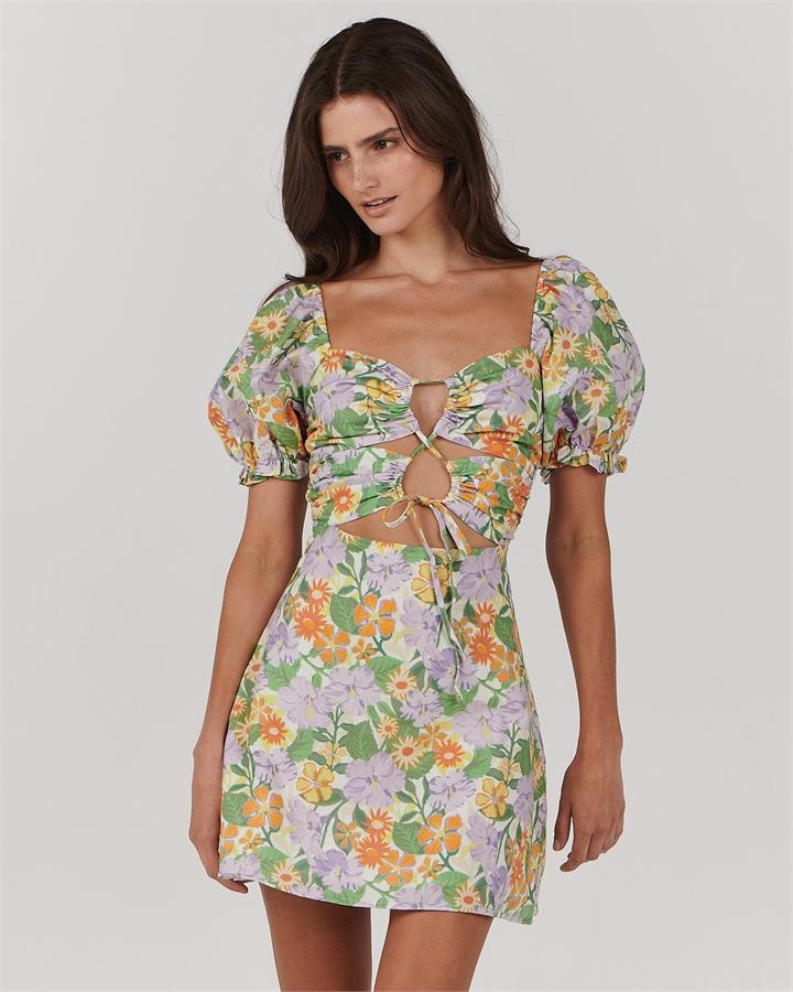 Charlie Holiday Sale Women's Willow Mini Dress Multi / XS Cotton Mini Dresses Afterpay Available