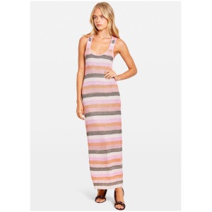 Chosen By Tuchuzy Sale Women's FIESTA MAXI DRESS SUNSET STRIPE Multi / XXS Nylon Maxi Dresses Afterpay Available