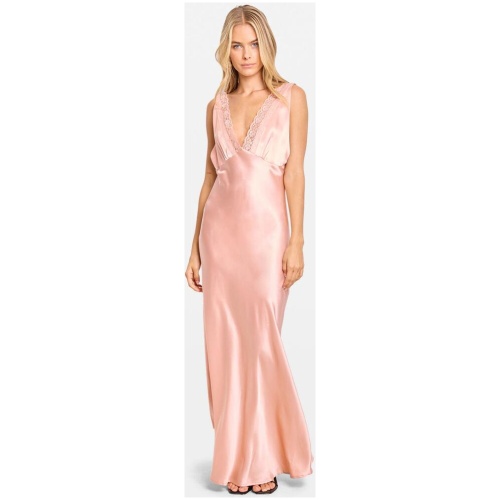 Chosen By Tuchuzy Sale Women's VINTAGE MAXI BLUSH Blush / S Silk Maxi Dresses Afterpay Available