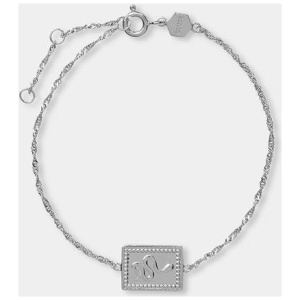 Cluse Sale | Women'sTropicale Force Silver Twisted Chain Tag Bracelet | One Size | Fashion Bracelets & Cuffs | Afterpay Available