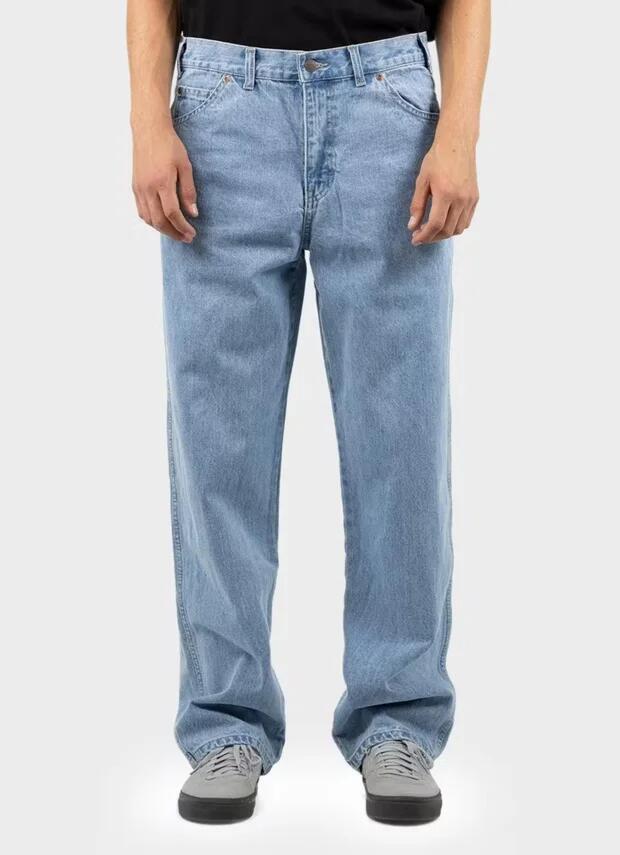 Dickies Relaxed Straight Fit Jeans in Blue