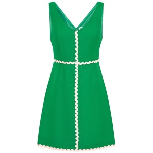 Emma Mulholland On Holiday Sale Women's Spaghetti Mini Dress Green/Pink Pink / XS Designer Mini Dresses Afterpay Available