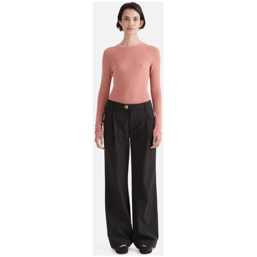 Ena Pelly Sale | Women's Lulu Low Slung Pant | Black | 6 | Elastane Designer Pants | Afterpay Available