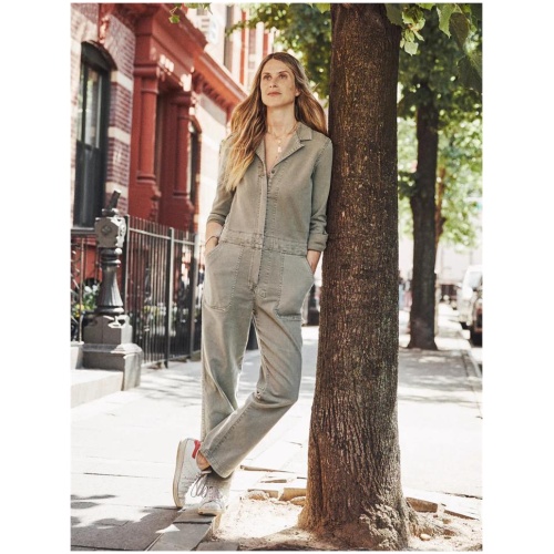 Faherty Sale | Women's Overland Twill Jumpsuit | Olive | XS | Cotton Jumpsuit & Playsuit | Afterpay Available