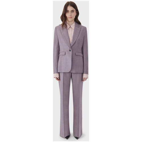 Farage Sale | Women's Dylan Classic Jacket | Lilac / 12 | Wool Designer Jackets | Afterpay Available