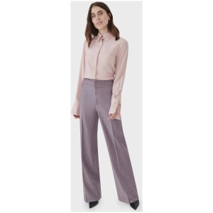 Farage Sale | Women's Dylan Classic Trouser | Lilac / 10 | Wool Designer Pants | Afterpay Available