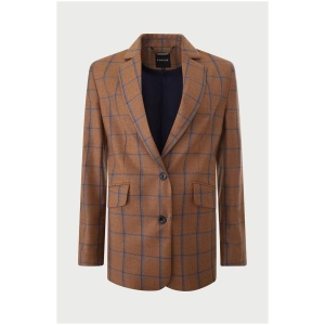 Farage Sale | Women's Florence Check Jacket | 12 | Designer Jackets | Afterpay Available