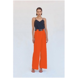 Foemina Sale | Women's Scout Pant | Coral | AU/UK 6 | Cotton Designer Pants | Afterpay Available