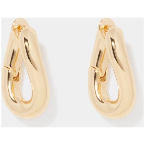 Forever New Women's Addie Simple Twist Hoop Earrings in Gold Plated