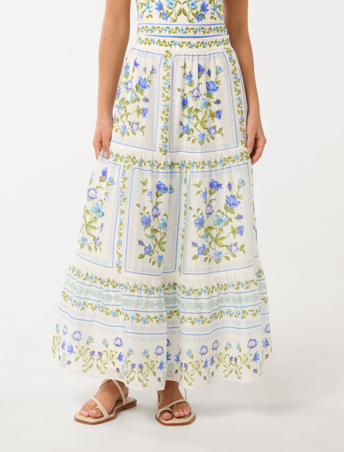 Forever New Women's Francine Printed Maxi Skirt in Bellview Floral Co-Ord