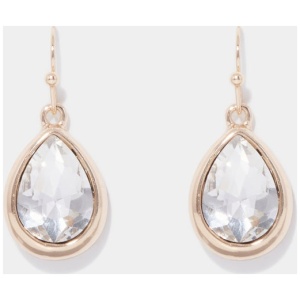 Forever New Women's Goldie Glass Teardrop Earring in Gold/Crystal