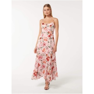 Forever New Women's Katia Printed Midi Dress in Kaida Floral