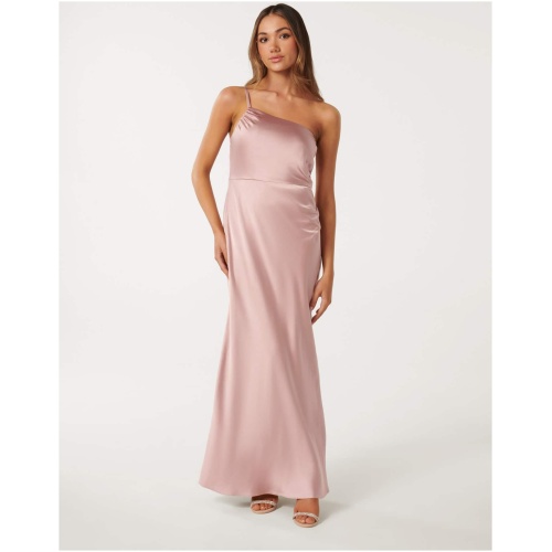 Forever New Women's Kelly Petite One Shoulder Maxi Dress in Blush