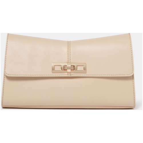 Forever New Women's Margot Chain Clutch Bag in Nude