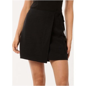 Forever New Women's Milani Wrap Mini Skirt in Black