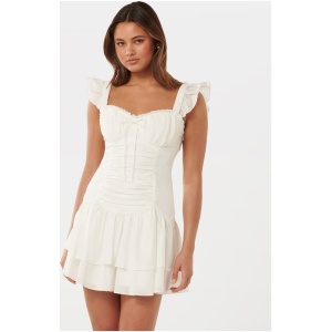 Forever New Women's Skye Corset Mini Dress in Porcelain