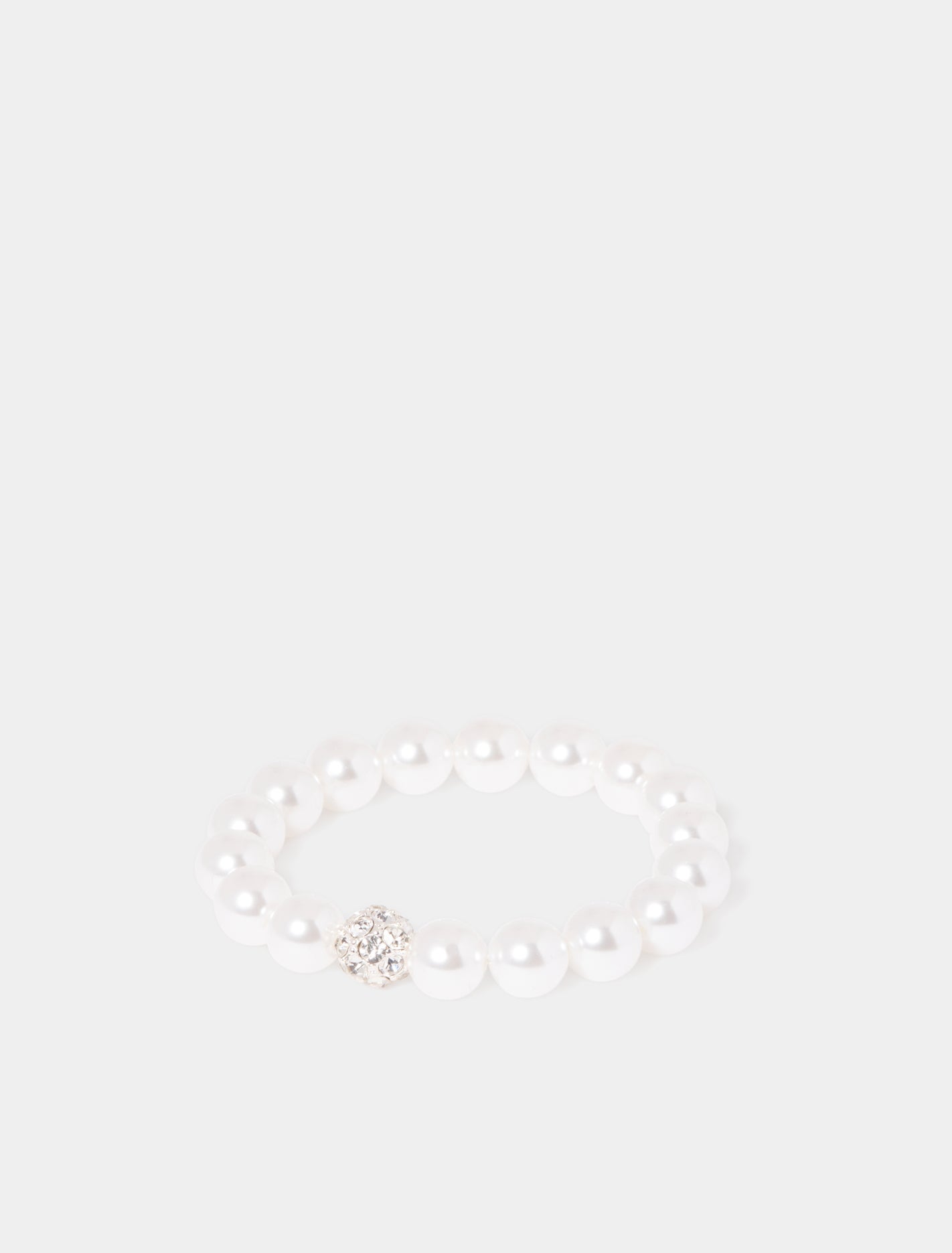 Forever New Women's Sydney Pearl and Crystal Bracelet in Crystal Pearl